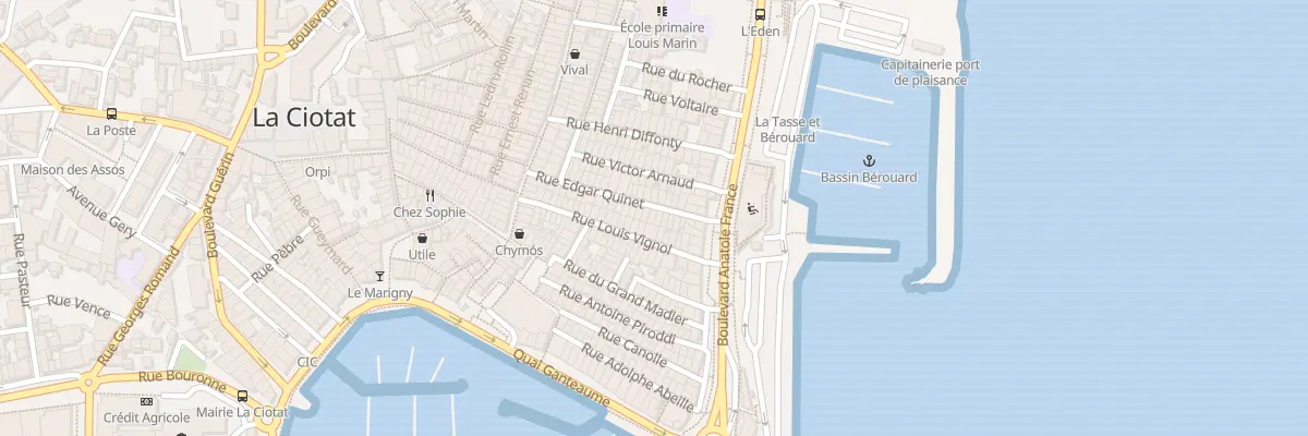 Plan du 38 Rue Edgar Quinet à La Ciotat