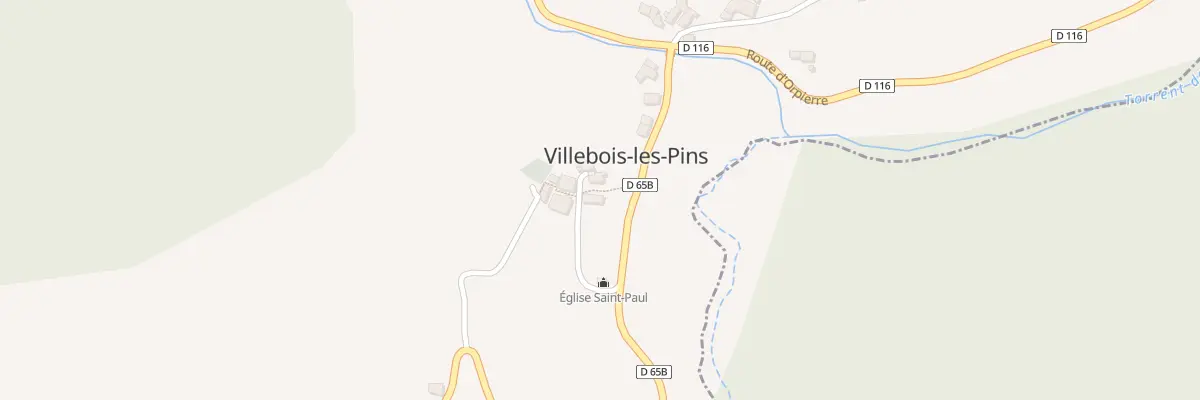 Plan du 5022 Le Village à Villebois-les-Pins
