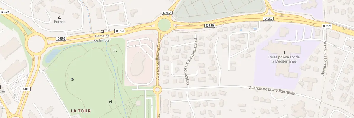 Plan du 9455 Av Guillaume Dulac à La Ciotat