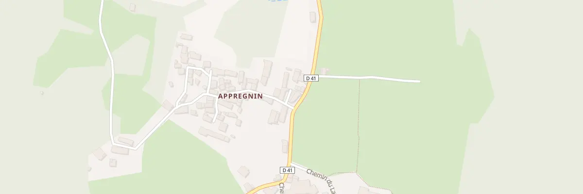 Plan du 5252 Appregnin à Saint-Germain-les-Paroisses