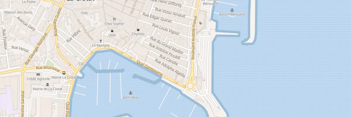 Plan du 30 Rue Antoine Pirrodi à La Ciotat