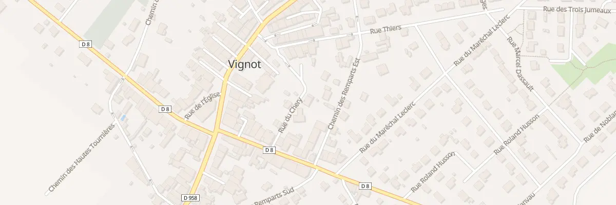 Plan du 3 Rue du Chery à Vignot