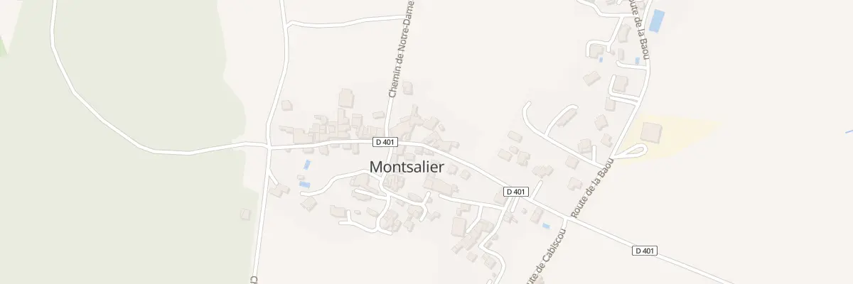 Plan du 7008 Le Village à Montsalier