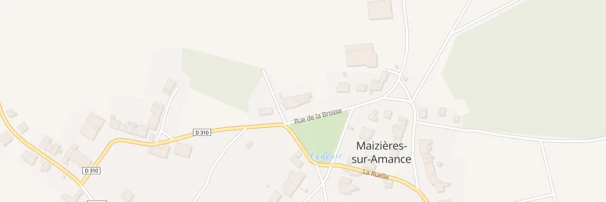Plan du 8 Rue de la Brosse à Maizières-sur-Amance