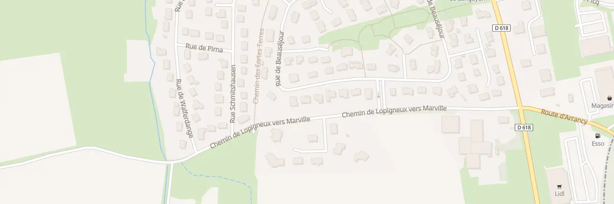 Plan du 11 Rue de Beausejour à Longuyon