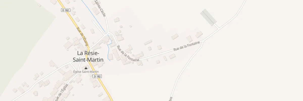 Plan du 48 Rue de la Fontaine à La Résie-Saint-Martin