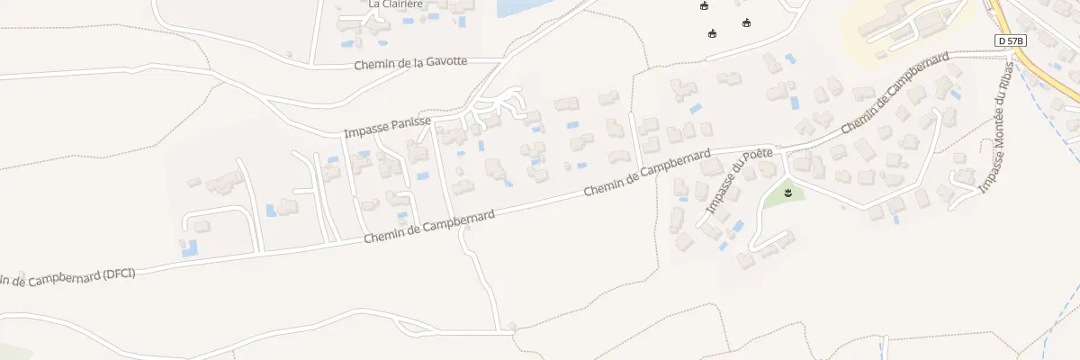 Plan du 5626 Campbernard à Rousset
