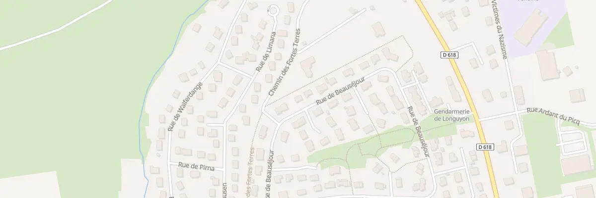 Plan du 29 Rue de Beausejour à Longuyon