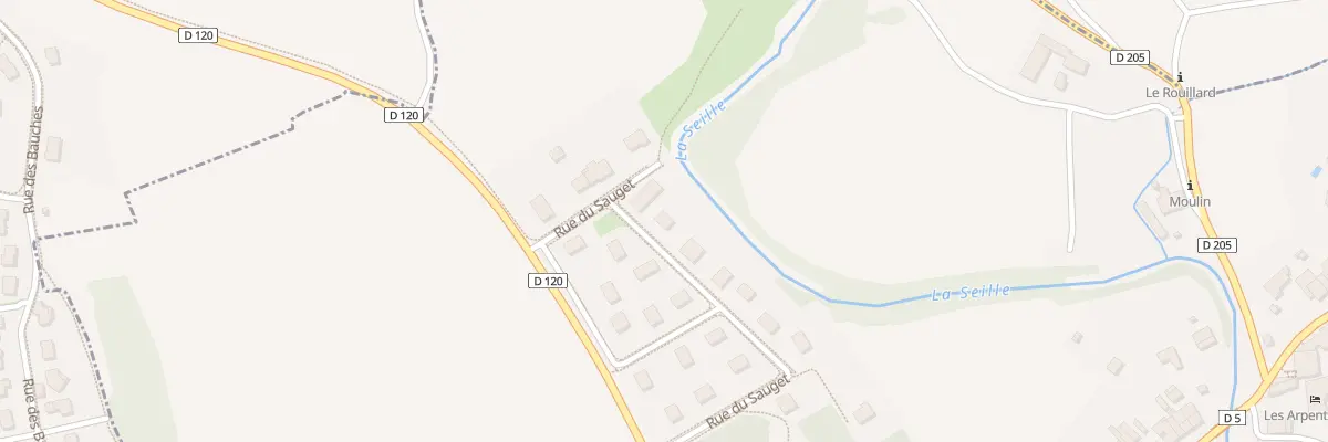 Plan du 18 Rue du Sauget à Voiteur