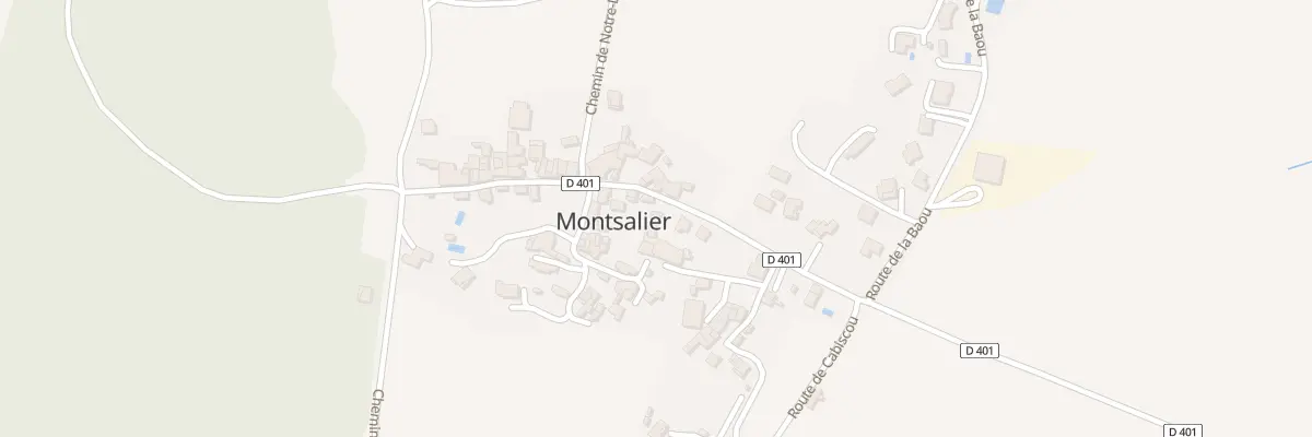 Plan du 7018 Le Village à Montsalier