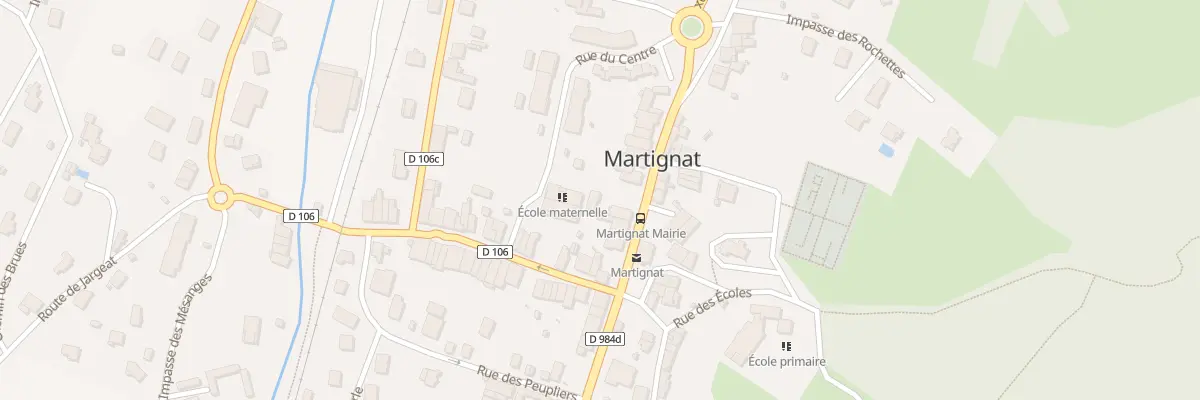 Plan du 160 Gr Grande Rue à Martignat