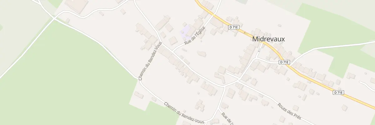 Plan du 13 Rue Neuve à Midrevaux