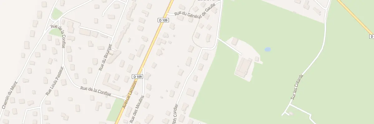 Plan du 15 Rue Joseph Cordier à Orgelet