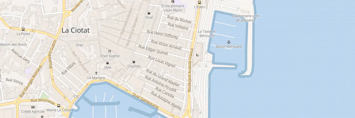 Plan du 46 Rue Edgar Quinet à La Ciotat
