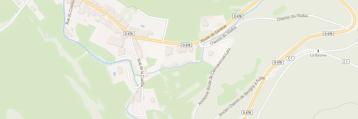 Plan du 1340 Rte de Genève à Revigny