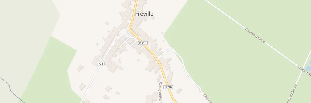 Plan du 13 Rue du Bas à Fréville