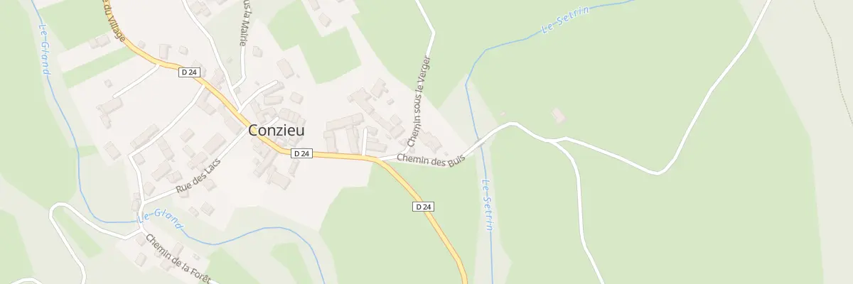 Plan du 36 Che sous le Verger à Conzieu