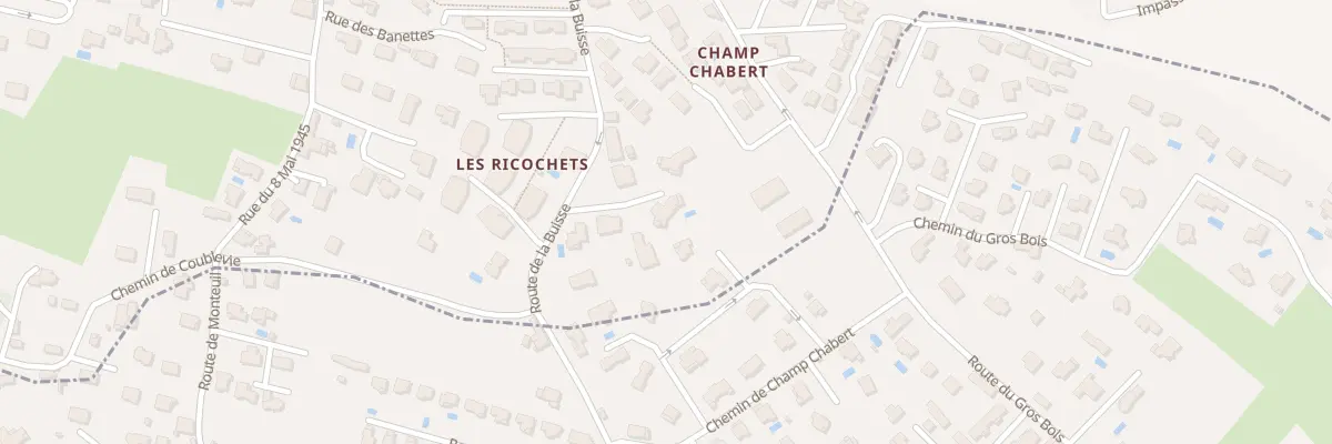 Plan du 645 Rte de la Buisse à Coublevie