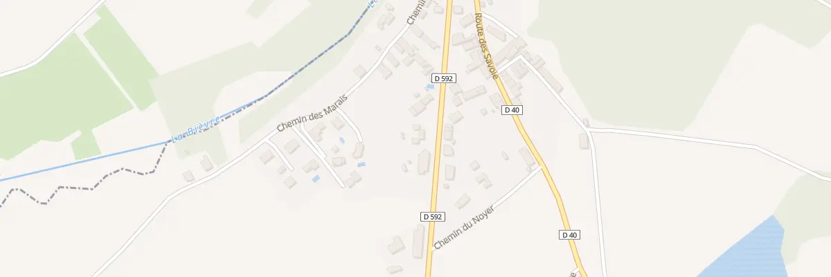 Plan du 3163 Rte de Belley à Aoste