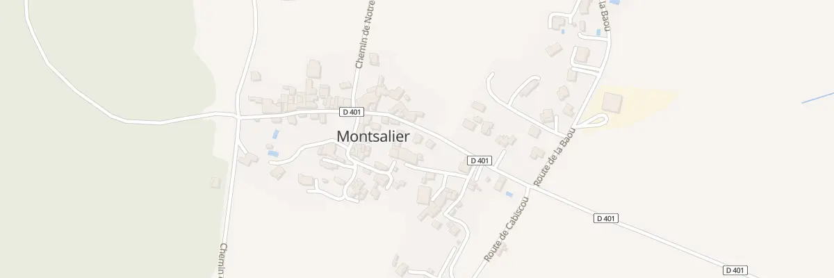 Plan du 5047 Le Village à Montsalier