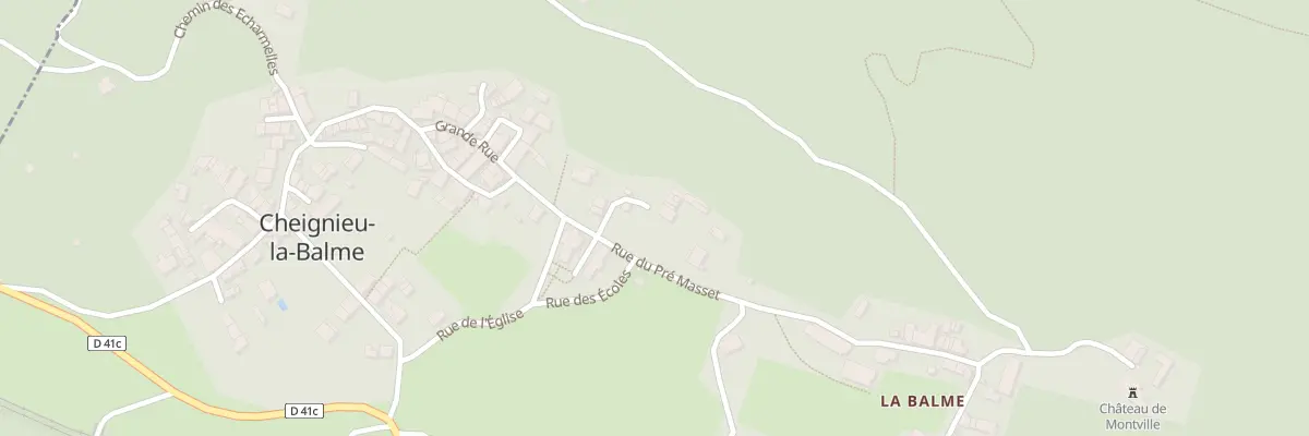 Plan du 5075 Cheignieu à Cheignieu-la-Balme