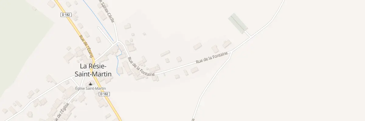 Plan du 49 Rue de la Fontaine à La Résie-Saint-Martin