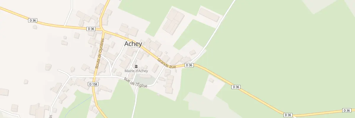 Plan du 4 Gr Grande Rue à Achey