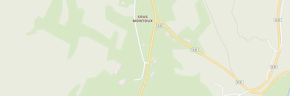 Plan du 105 Le Montoux à Brénod