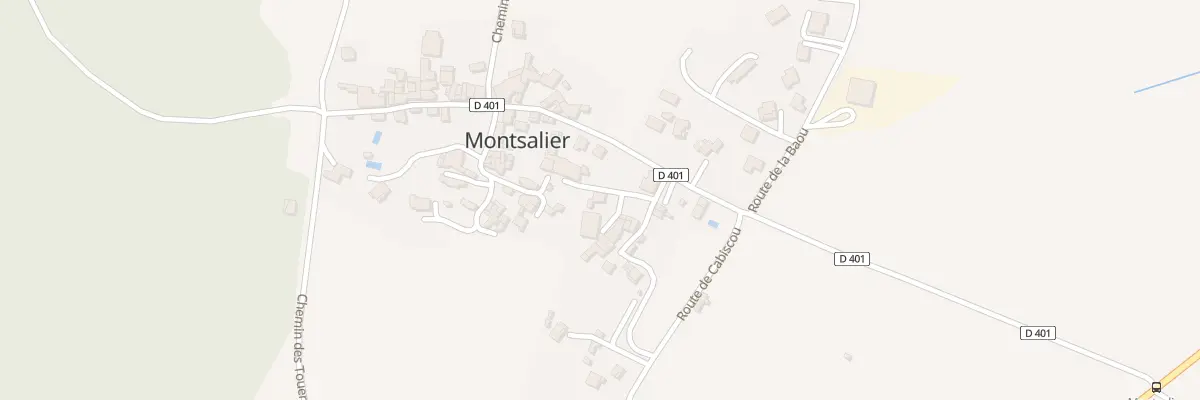 Plan du 5045A Le Village à Montsalier