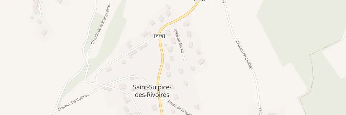 Plan du 352 Rte des Abrets à Saint-Sulpice-des-Rivoires
