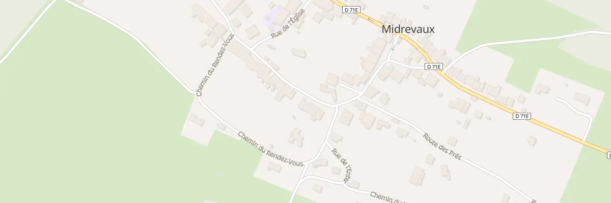 Plan du 36 Rue Neuve à Midrevaux