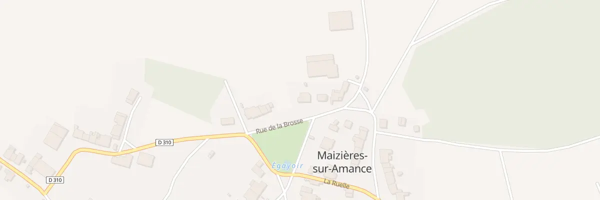 Plan du 4 Rue de la Brosse à Maizières-sur-Amance