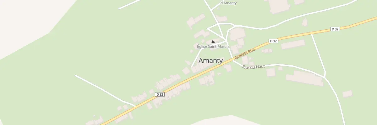 Plan du 1 Rue de l’Eglise à Amanty
