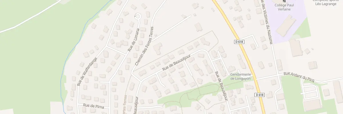 Plan du 35 Rue de Beausejour à Longuyon