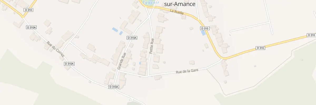 Plan du 4 Petite Rue à Maizières-sur-Amance