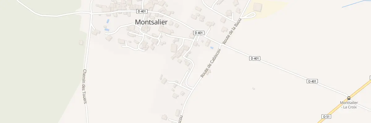 Plan du 5044 Le Village à Montsalier