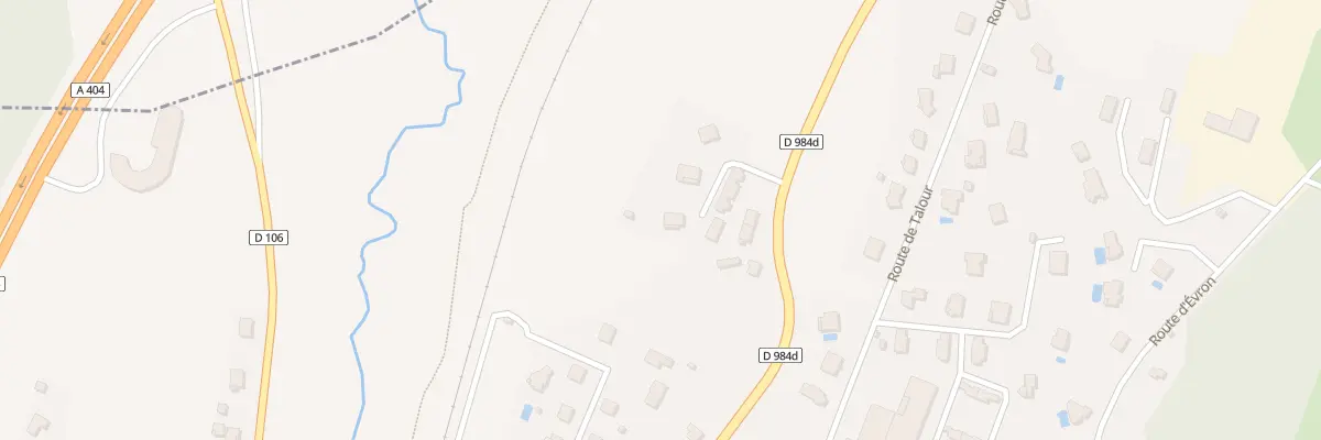 Plan du 413A Rte d’Oyonnax à Martignat