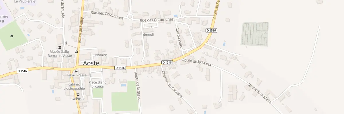 Plan du 205 Rue des Nouveaux à Aoste
