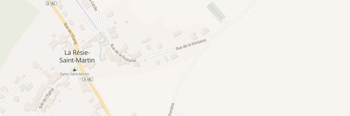 Plan du 53 Rue de la Fontaine à La Résie-Saint-Martin