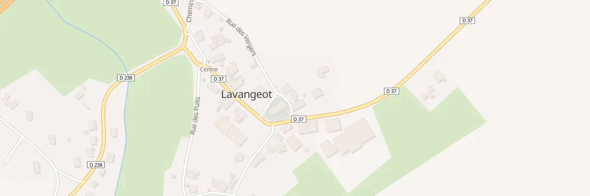 Plan du 1 Rue de l’Eglise à Lavangeot