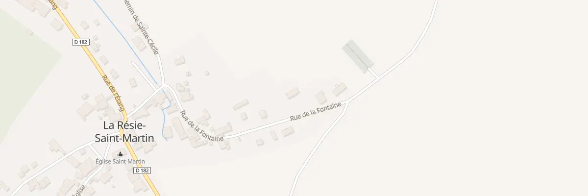 Plan du 50 Rue de la Fontaine à La Résie-Saint-Martin
