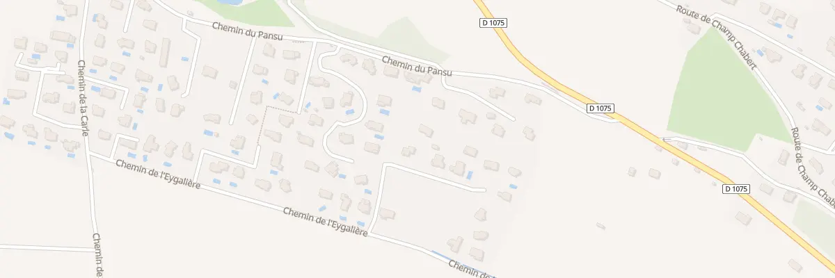 Plan du 612C Che de l’Eygalière à La Buisse