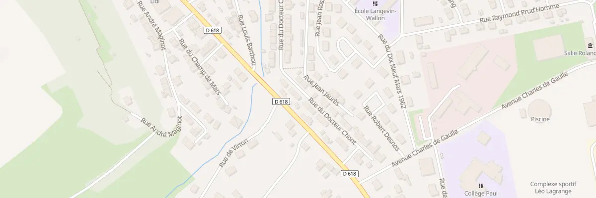 Plan du 33 Rue du Doc Chont à Longuyon