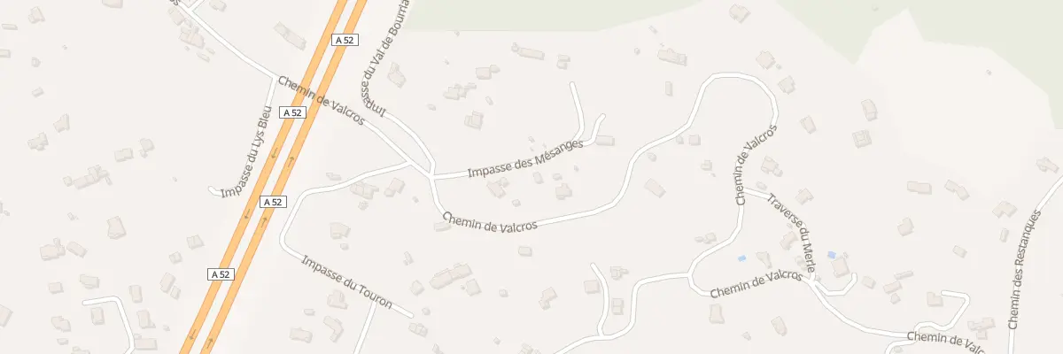 Plan du 100 Imp des Mésanges à Roquevaire
