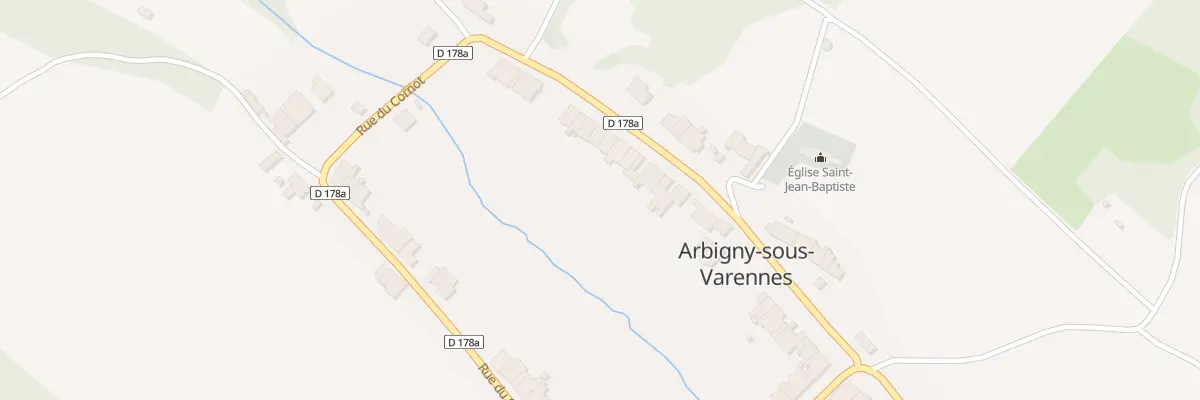 Plan du 22 Rue de l’Eglise à Arbigny-sous-Varennes