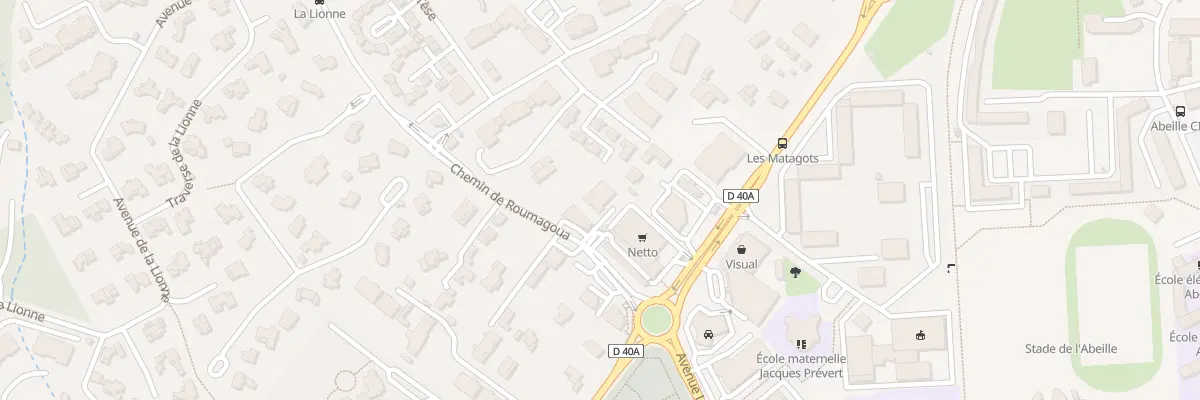 Plan du 100 Che de Roumagoua à La Ciotat