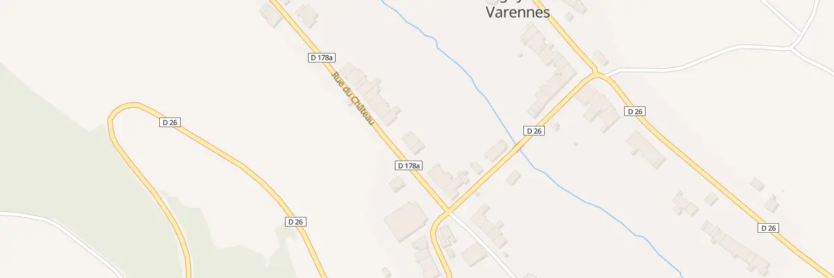 Plan du 7 Rue du Chateau à Arbigny-sous-Varennes