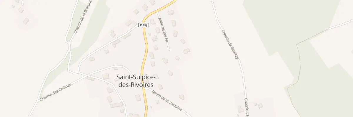 Plan du 131 All de Bel Air à Saint-Sulpice-des-Rivoires