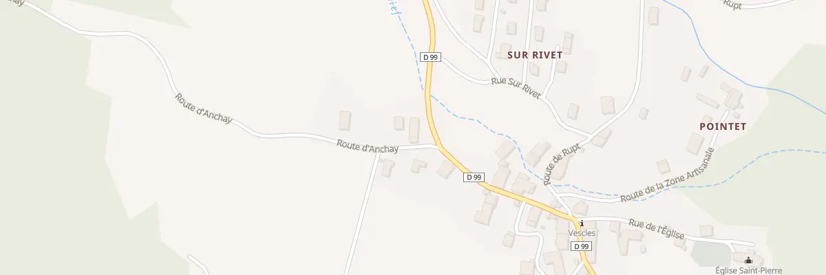 Plan du 11 Rte d’Anchay à Vescles