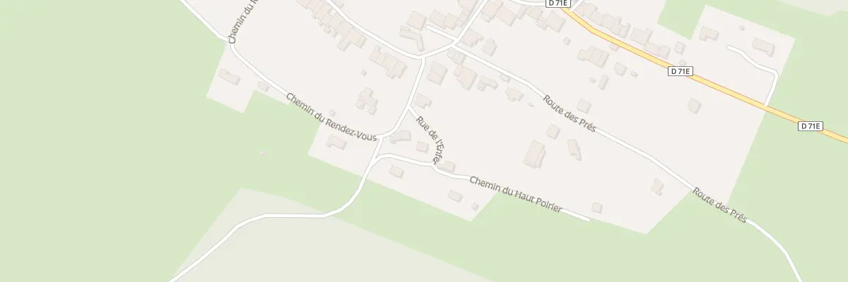 Plan du 6 Rue de l’Enfer à Midrevaux